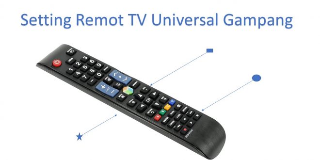 Cara setting remot TV universal